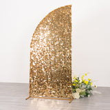 6ft Gold Double Sided Sequin Arch Cover