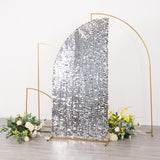 Create a Magical Ambiance with the Silver Custom Fitted Backdrop Stand Cover