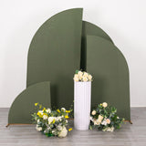 Transform Your Wedding Arch with Dusty Sage Green Spandex Chiara Wedding Arch Cover