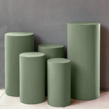 Durable and Elegant Dusty Sage Green Cylinder Covers
